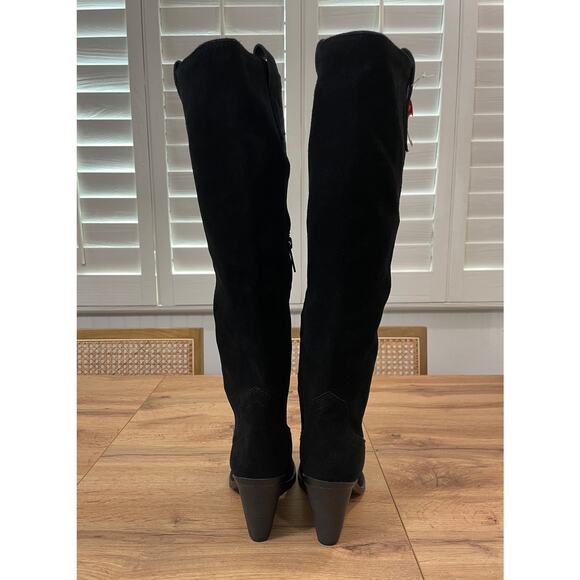 Blondo Women's Wylde Tall Boots Black Suede Size 6.5 NWT Waterproof Pointed Toe - Picture 8 of 13